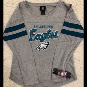 NFL Girls Philadelphia Eagles Long Sleeve Shirt